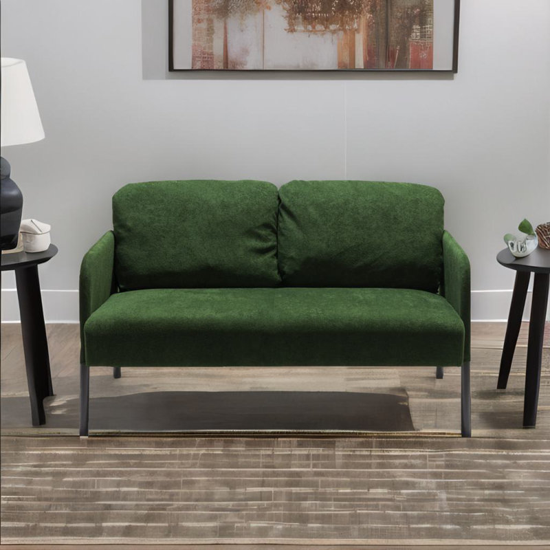 Modern loveseat sofa, Green