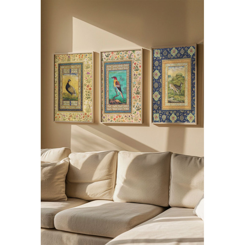 Peinture décorative en panneau de fibres à densité moyenne, 13" H x 27.6" W