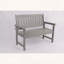 Banc minimaliste gris clair durable-971025570