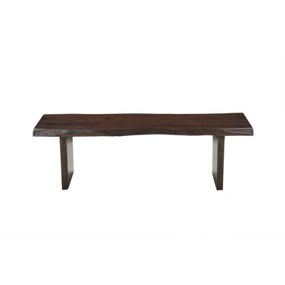 Solid Wood Live Edge Bench