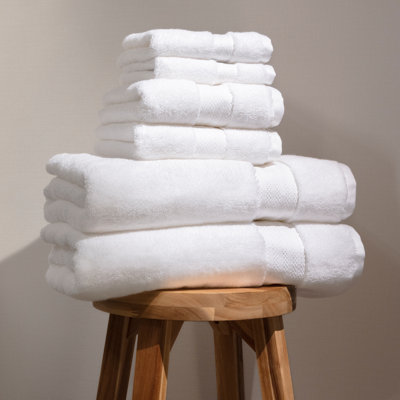 6 Piece 100% Organic Cotton Towel Set