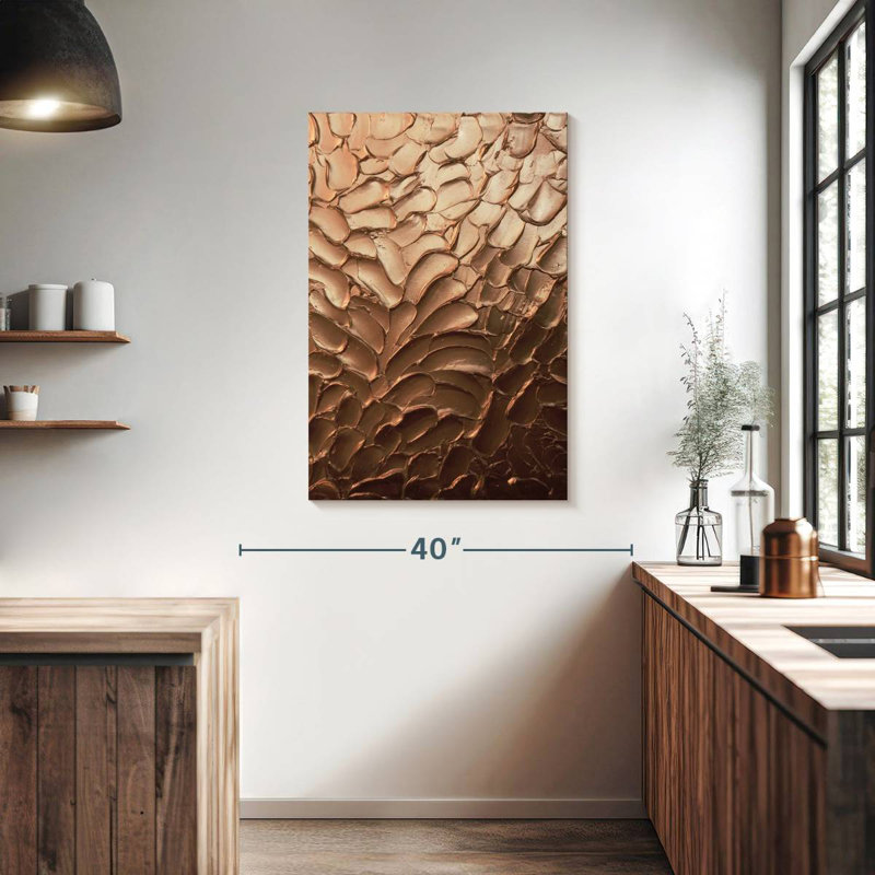 Avery Metallic Copper, 39" H x 26" W
