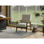 Fauteuil d'appoint rembourré avec structure en bois massif Bridgeview, ensemble de 2-384880900