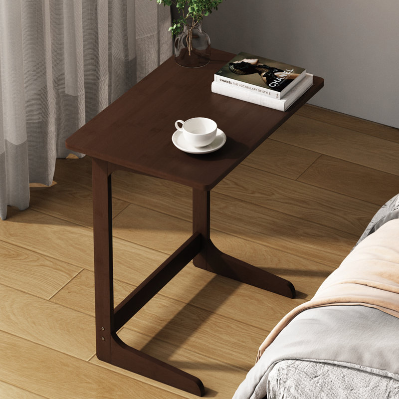 Table-plateau en bambou Arkley, Brun foncé
