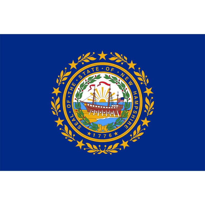 New Hampshire, H 16 po x l 24 po