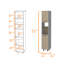 Garde-manger Everly, six tablettes, porte double