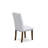 3 Piece Dining Room Table Set Contains a Square Dinette Table and 2 Upholstered Chairs, Antique Walnut-700844175