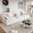 Kyna 119.29'' Slipcovered Sofa-1502560607