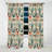 Teal And Beige Ikat Mosaic Fusion - Ikat Curtain - Blackout Ikat Curtain - 1 Panels-107535669