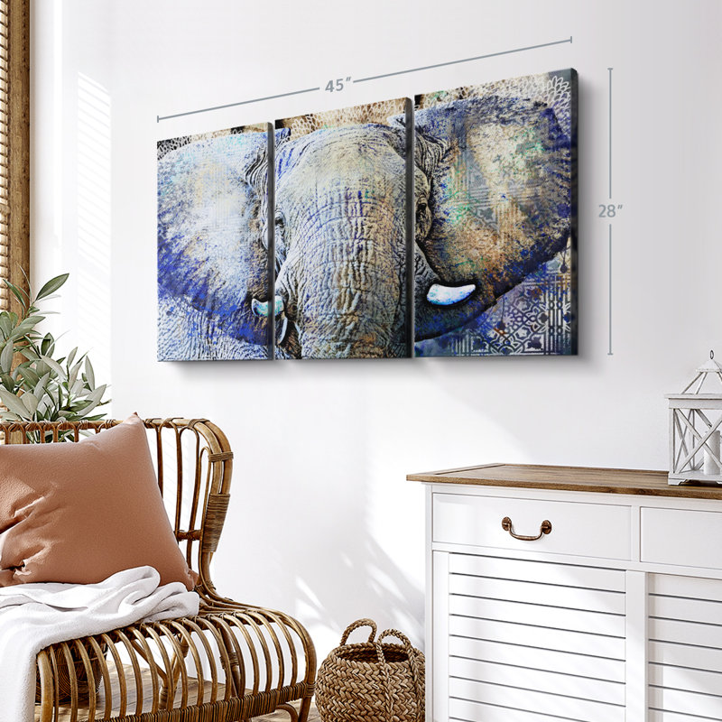 " Elephant Tree ", 28" H x 45" W x 1.25" D