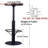 Aria-Dee Pine Round Solid Wood Top Metal Base Dining Table