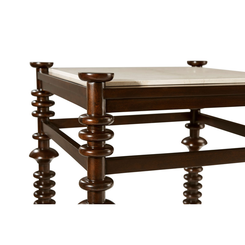 James Marble End Table