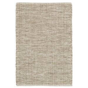 Marled Brown Handwoven Cotton Rug