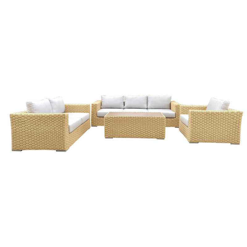 6 - Person Patio Conversation Set with Cushions