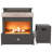 Modern Outdoor Gas Fireplace