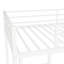 Simple en métal sur lit superposé - et élément de qualité de fabrication fiable, considérablement réduit le bruit, garde-corps ajusté, blanc robuste, stable, abattu, ajouté,