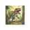 «Roaring Dinosaur Scenery On Wood» par Wumples Print