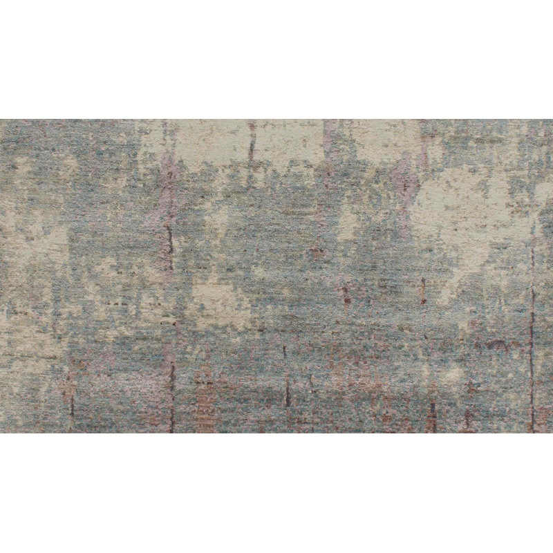 Geometric Hand Knotted 153cm X 217cm Area Rug