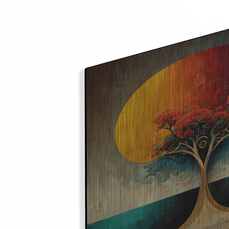 «Arbre de vie 4» par Ray Heere, art mural en métal, H 12 po x l 12 po