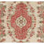 Tapis rétro noué à la main avec motif médaillon floral
