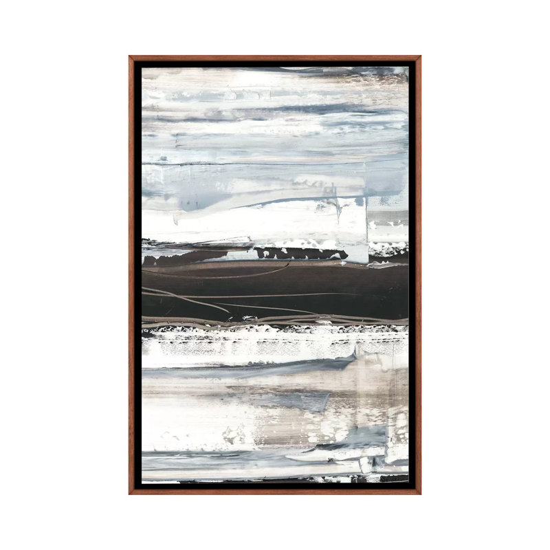 « Icy horizon II » par Ethan Harper, reproduction d’art, H 40 po x l 26 po x P 1,5 po, Pas de tapis