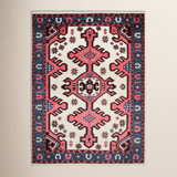 Hamadan Hand-Knotted Area Rug in Red