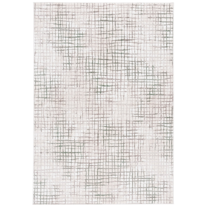 Bromville Performance Abstract Rug, Rectangle 4' x 6'