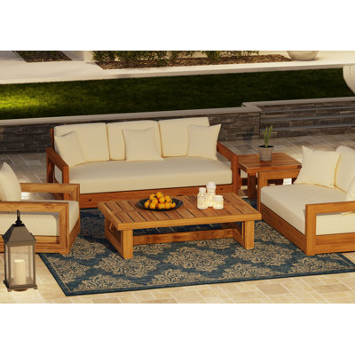 Melrose 5 Piece Outdoor Conversation Set