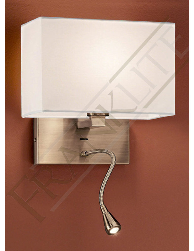 Allerton Nickel LED Armed Sconce