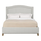 Caroline/Casey Queen Upholstered Low Profile Panel Bed