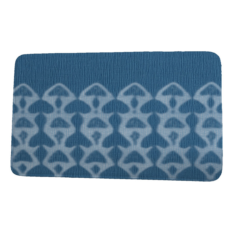 Gillsville Non-Slip Bath Mat, 21" W x 34" L, Navy