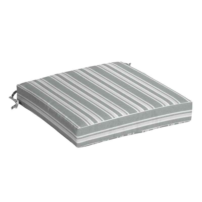 ARDEN Outdoor Seat Cushion, Pebble Gray