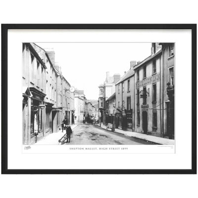 Shepton Mallet, High Street 1899 - Single Picture Frame Print