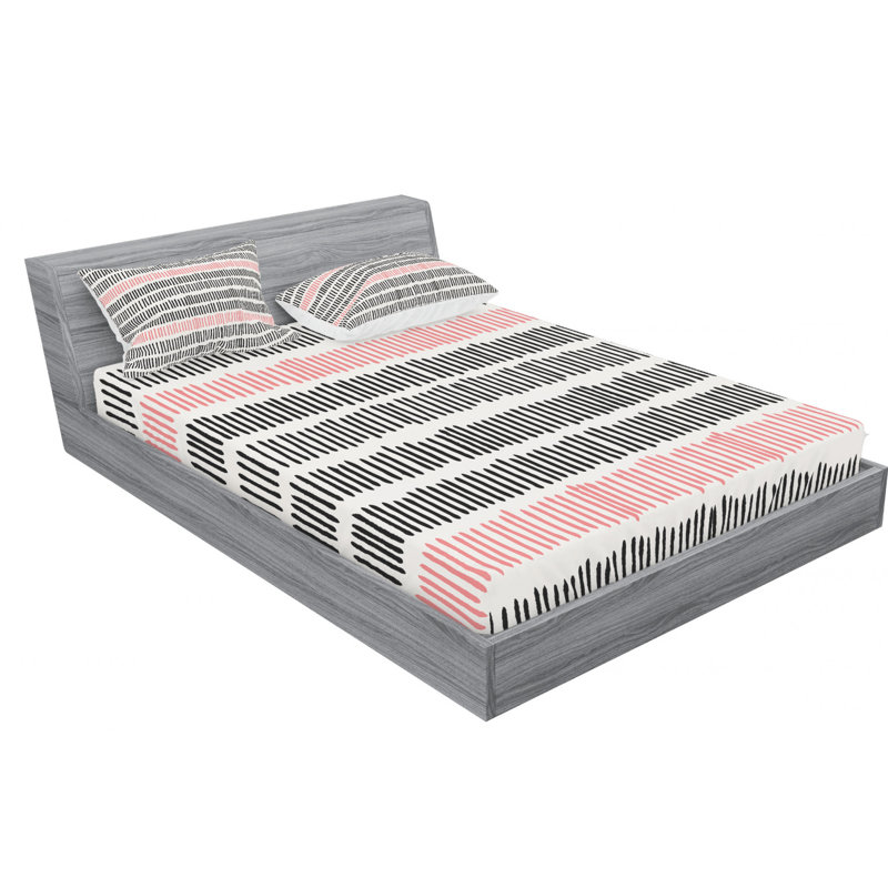 Microfiber Sheet Set, Queen Sheet Set with Fitted Sheet