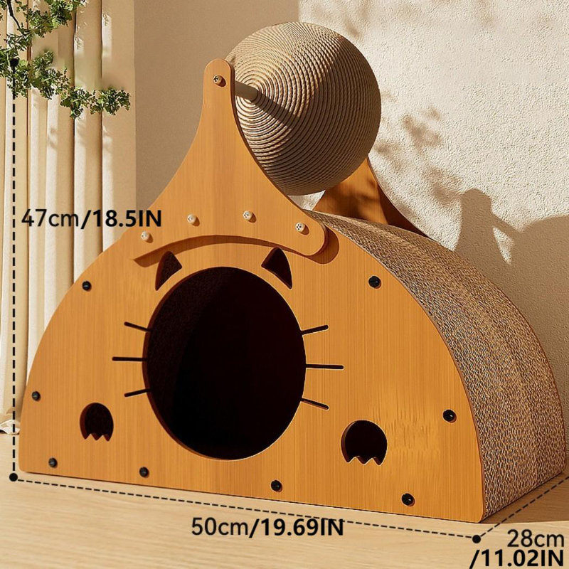 Indoor Multi-Functional Cat Scratcher Condo