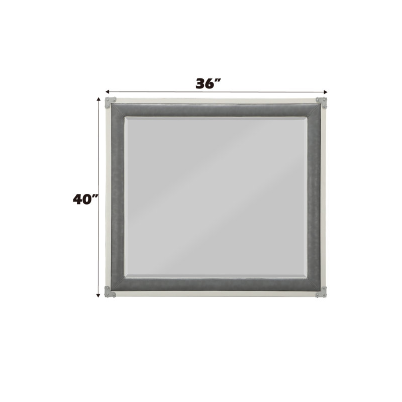 Orchest Gray Finish Mirror