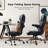 Arzoo Ergonomic Executive Chair with Headrest, Executive Office Chair Big and Tall, High Back Desk Chair with Wheels and Flip Up Arms, Lumbar Support Computer Desk Chair for Home Office-1983784909