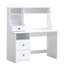 Bureau blanc 2 - base traîneau pour une utilisation à long terme Stabilité et fonctionnalité