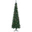 Arbre de Noël artificiel 7,5 pi, aiguilles de pin minces avec branches réalistes et pommes de pin, base en métal, vert, arbre de Noël
