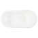 Socorro 60" Cast Iron Soaking Freestanding Tub with Pre-Drilled Overflow Hole - Less Drain