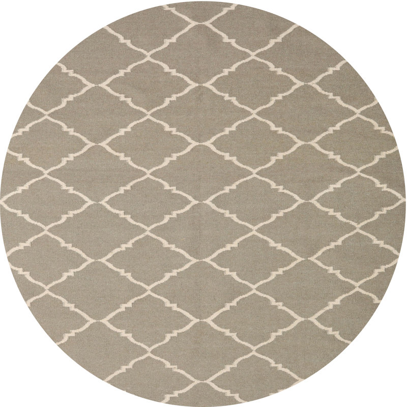 Tapis zone géométrique contemporaine, Rond 4 pi