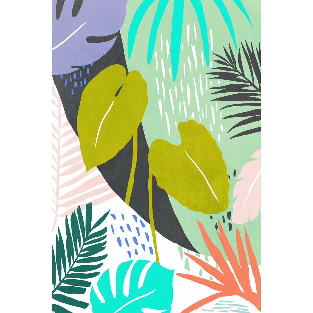 Leinwandbild Jazzy Jungle I von Annie Warren