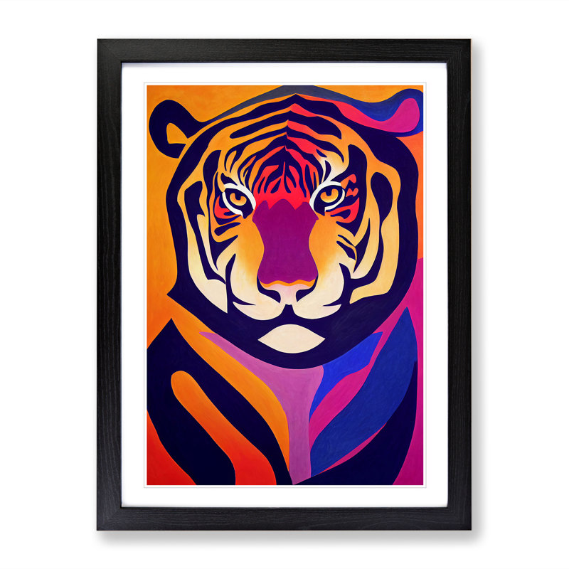 Tiger No - Framed Print