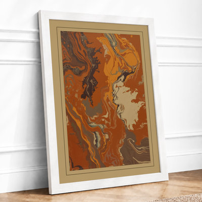 Earthen Flow Boho - Framed Print
