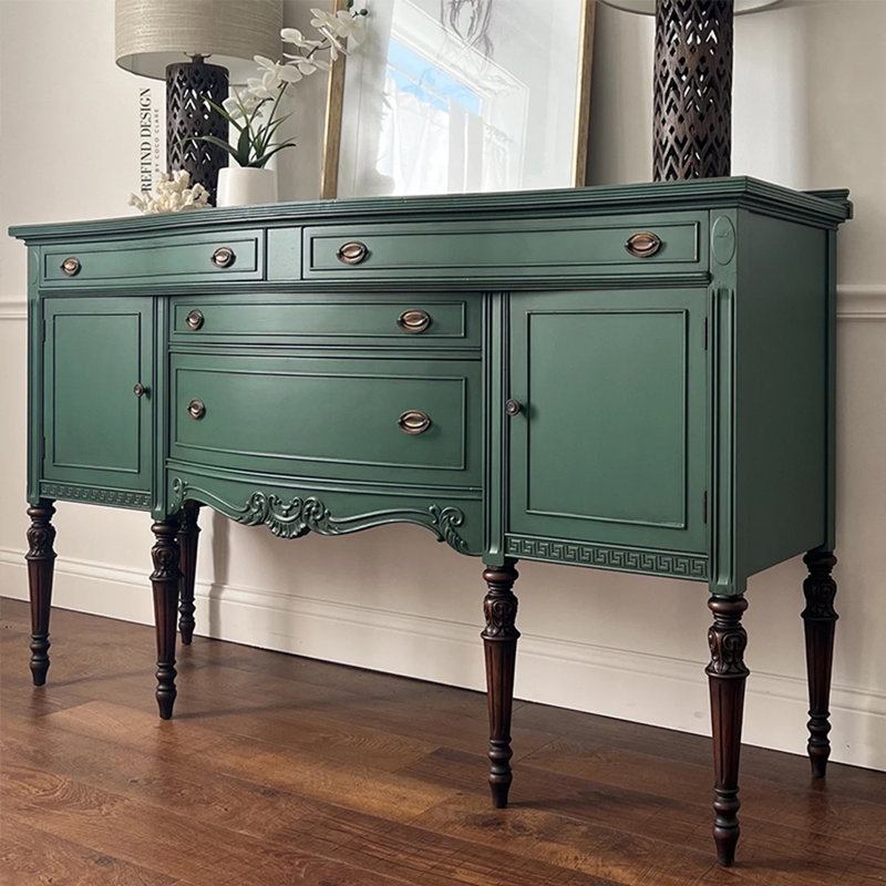 Retro Multifunctional Console Table