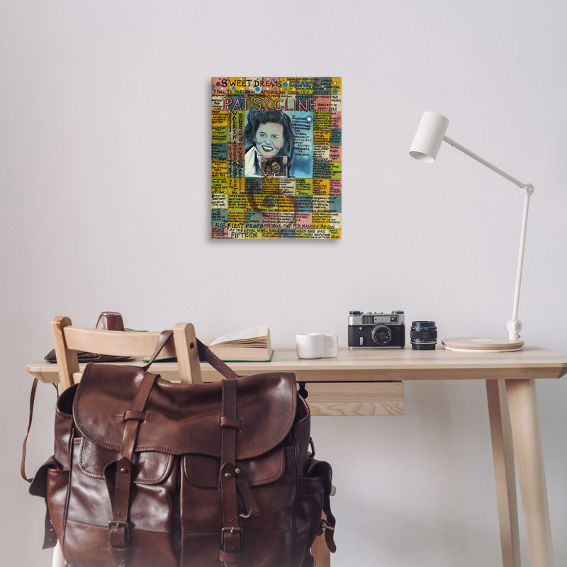 «Patsy Cline Collage» par Sabin, H 30 po x l 24 po