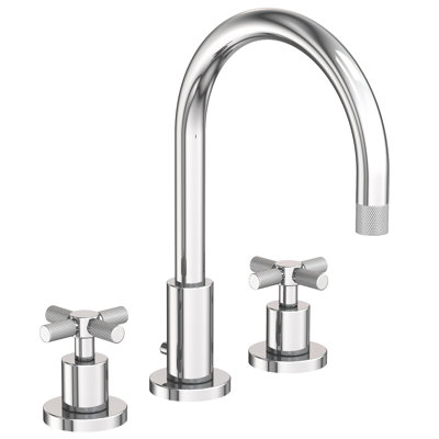 Muncy Widespread Bathroom Faucet with Drain Assembly