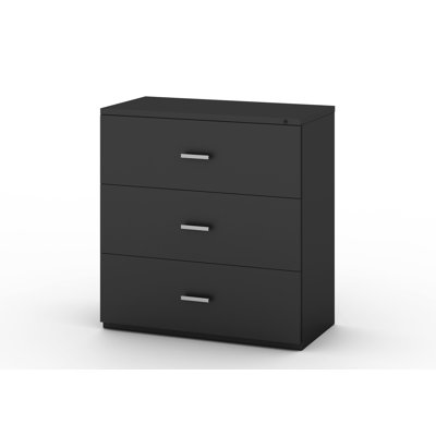 My-Hite Metal with Lateral Filing Cabinet 3 Drawers, Interlock System, Tipover Restraint Device by Friant