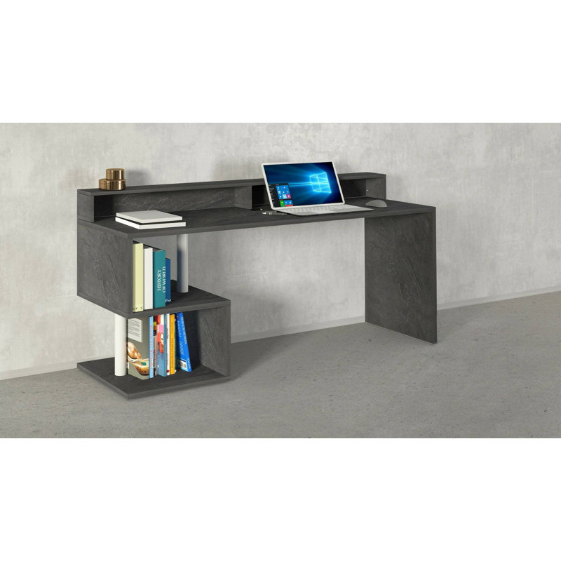 Nethra Writing Desk, Slate