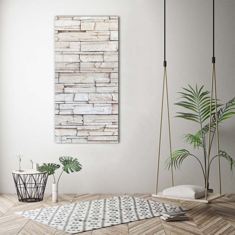 A Stone Wall - Wrapped Canvas Print